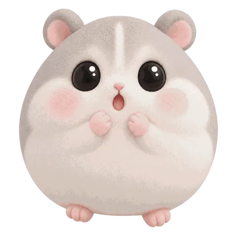 Mochi looking surprised